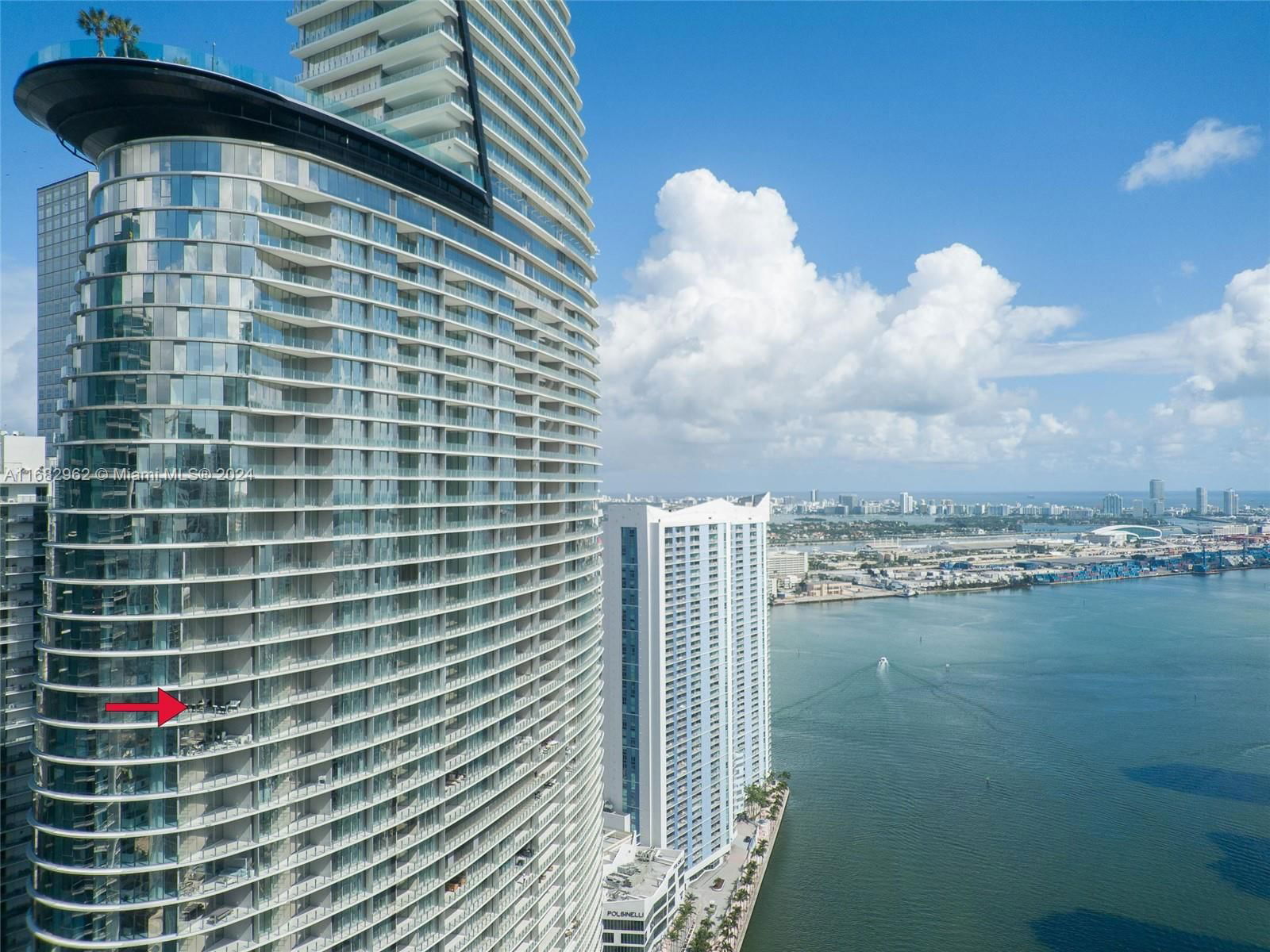 Real estate property located at 300 Biscayne Blvd Way #3707, Miami-Dade, Aston Martin Residences, Miami, FL