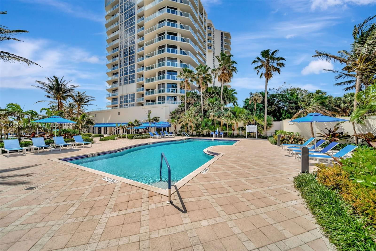 Real estate property located at 6051 Ocean Dr #503, Broward, RENAISSANCE ON THE OCEAN, Hollywood, FL