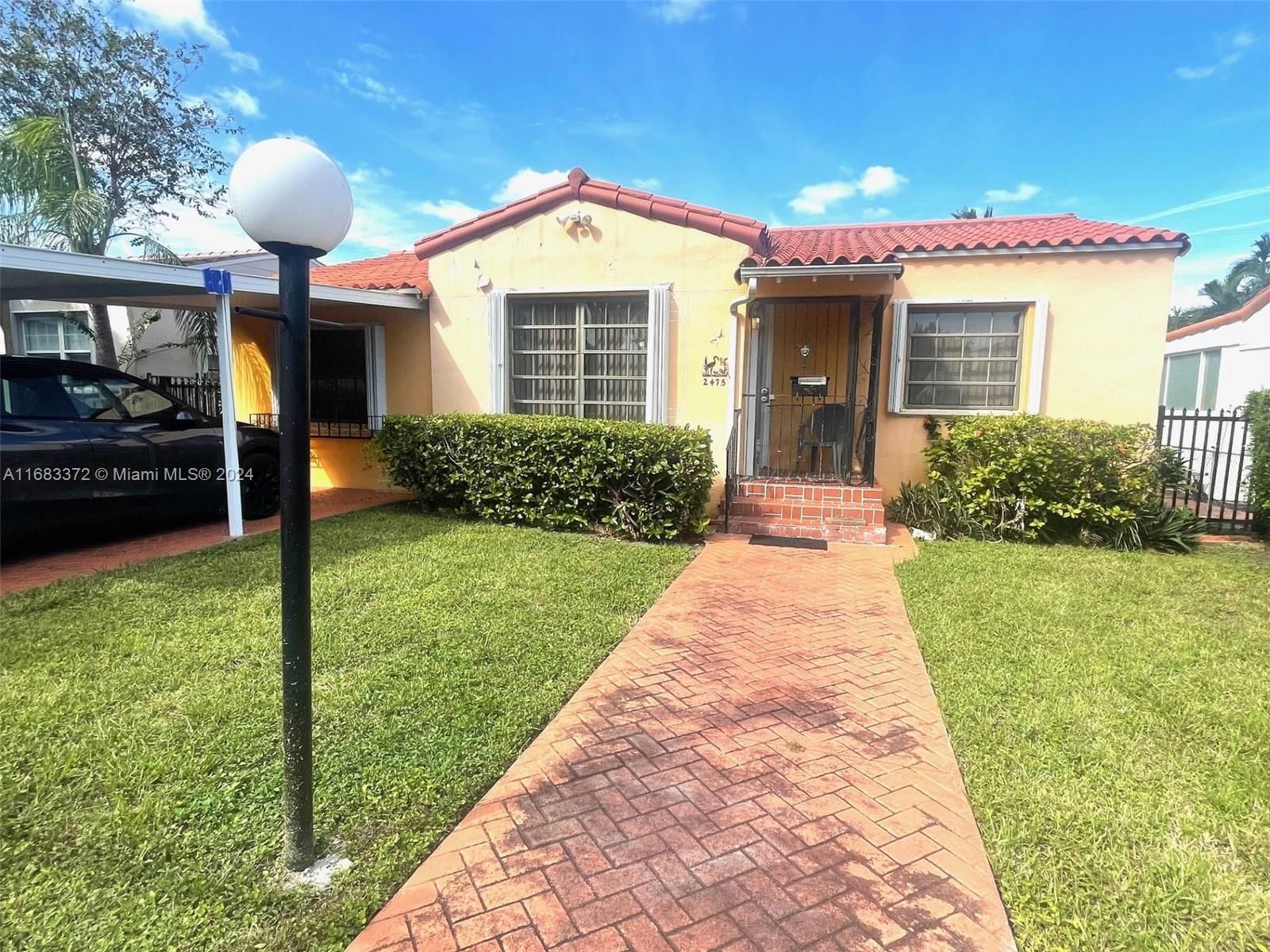 Real estate property located at 2475 24th Ter, Miami-Dade, SILVER BLUFF EST-SEC B, Miami, FL