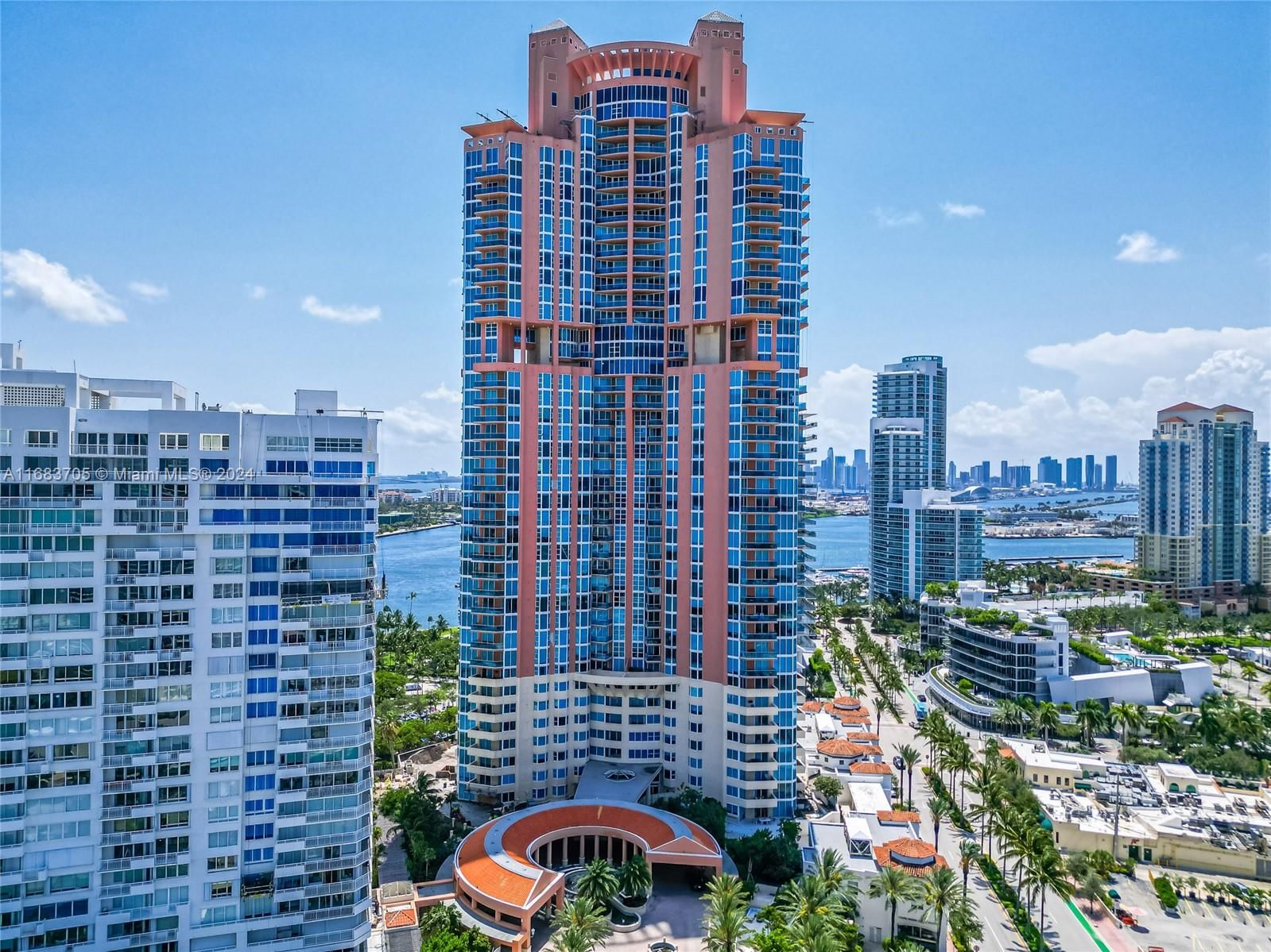 Real estate property located at 300 Pointe Dr #2102, Miami-dade, Portofino Tower Condo, Miami Beach, FL