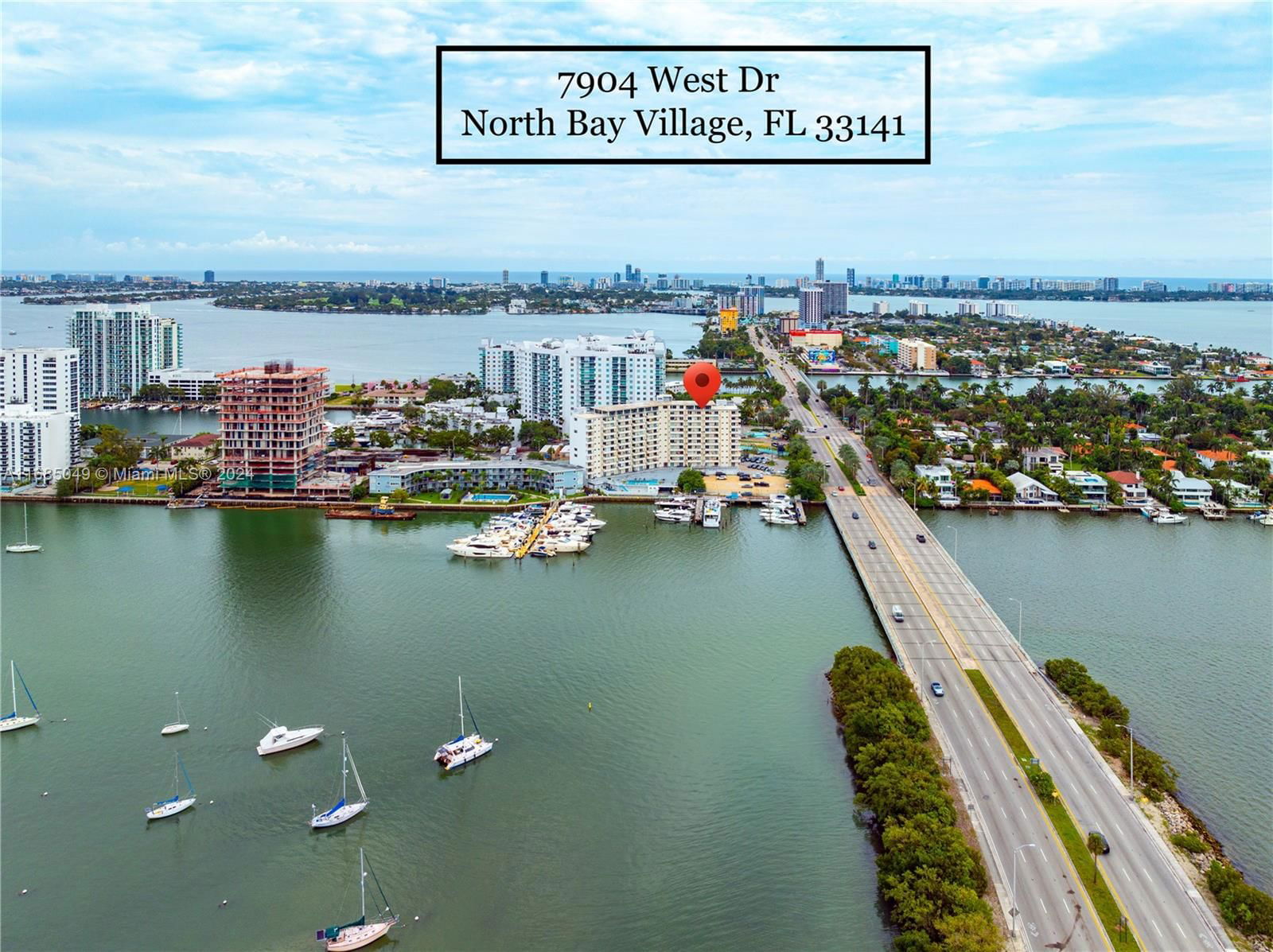 Real estate property located at 7904 West Dr #605, Miami-Dade, BAYSHORE YACHT & TENNIS C, North Bay Village, FL