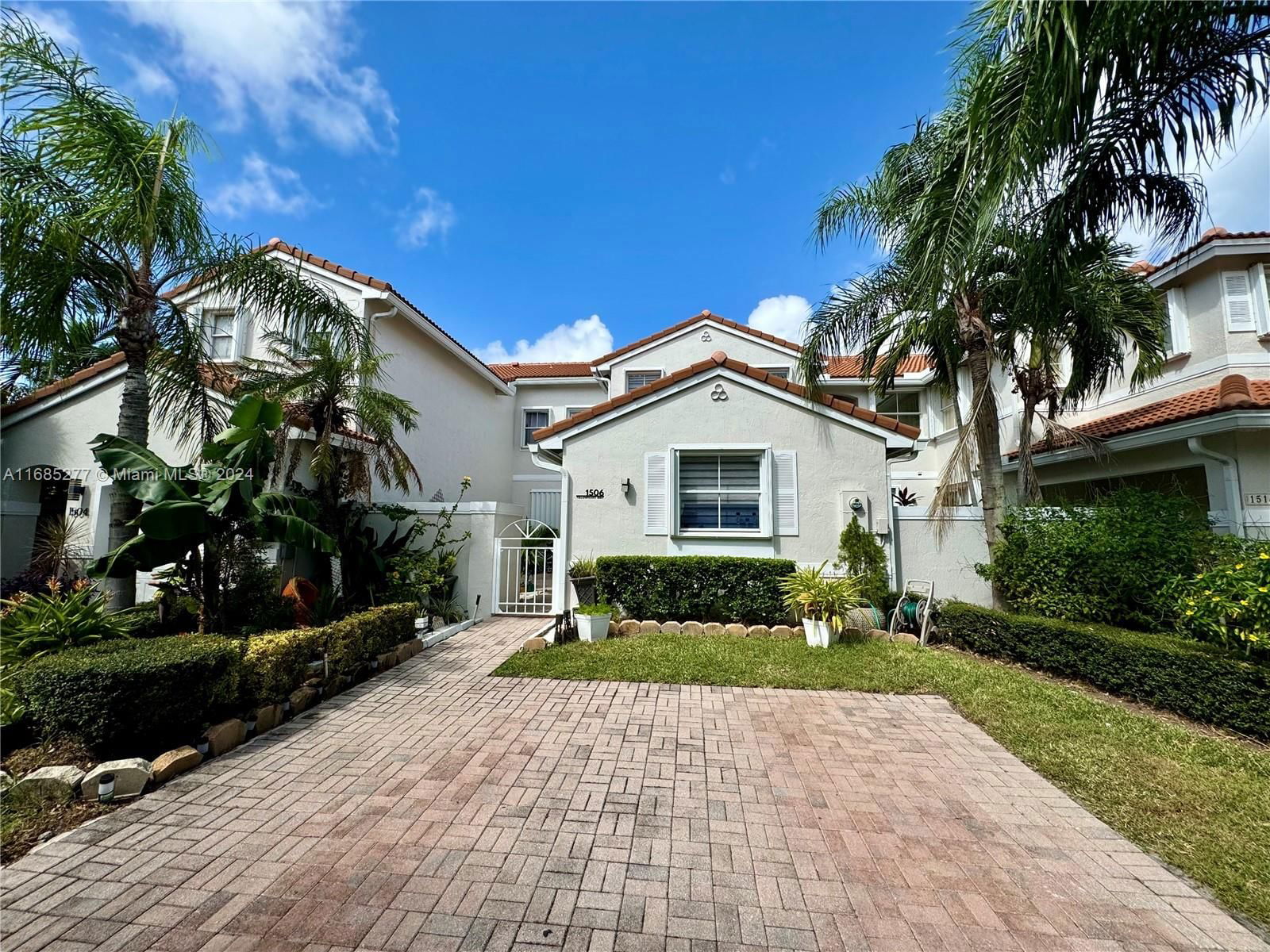 Real estate property located at 1506 Yellowheart Way -, Broward, West Lake Village, Hollywood, FL