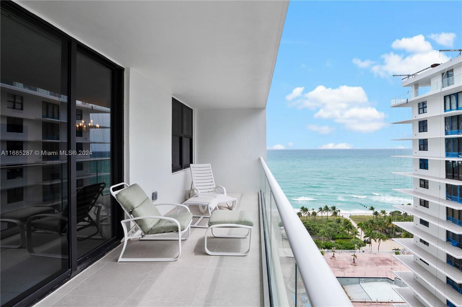 Real estate property located at 9801 Collins Ave #18H, Miami-Dade, BALMORAL CONDO, Bal Harbour, FL