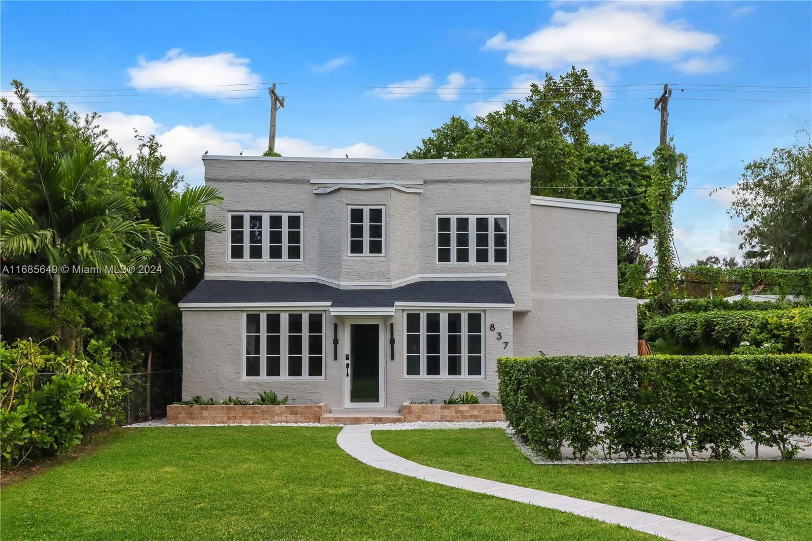 Real estate property located at 837 El Rado St, Miami-Dade, TAMIAMI PLACE PLAN 2, Coral Gables, FL