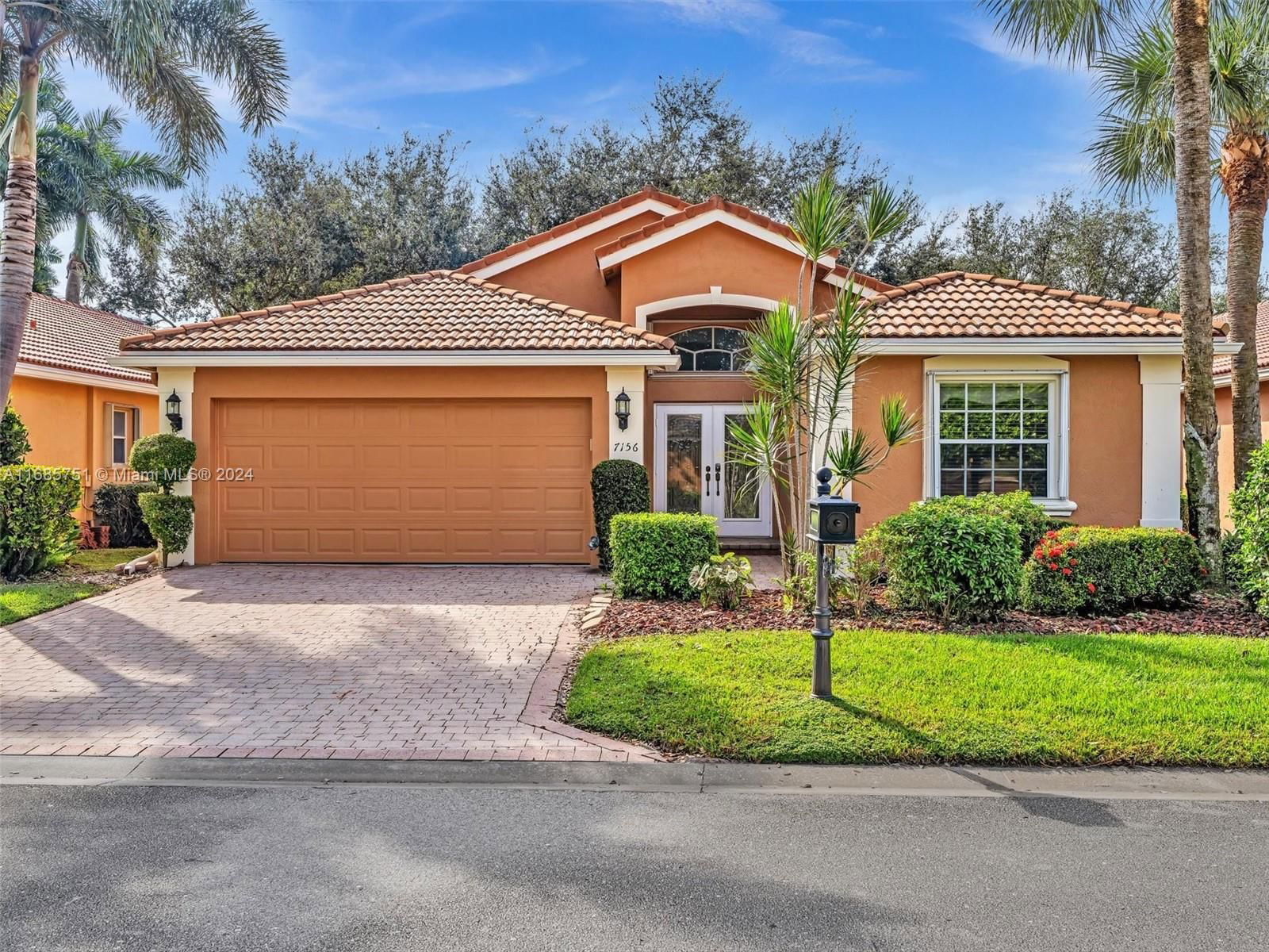 Real estate property located at 7156 Via Verona, Palm Beach, Villa Borghese, Delray Beach, FL