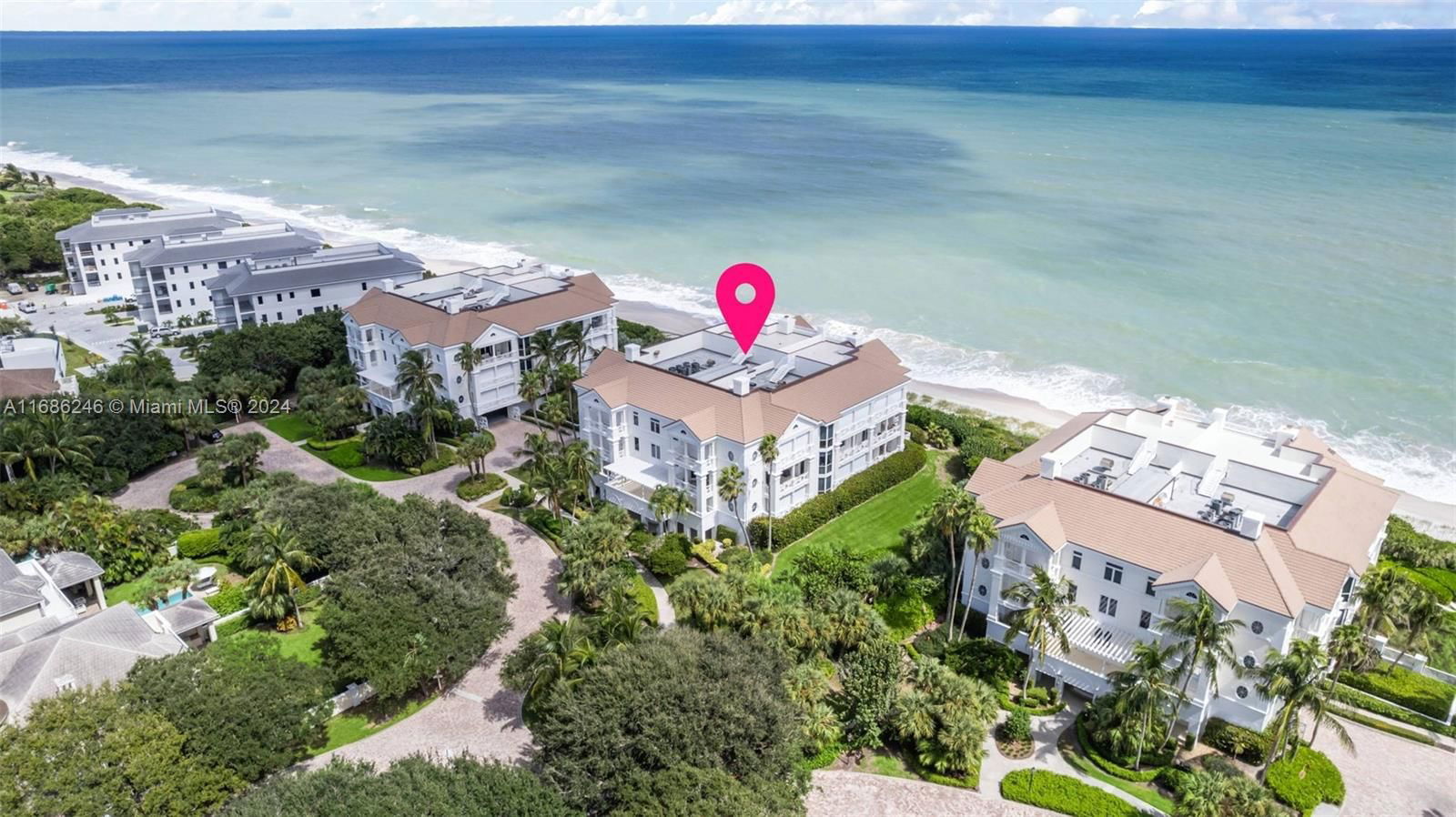 Real estate property located at 500 Beachview Dr #2, Indian River, CARLTON VERO BEACH CONDOM, Vero Beach, FL