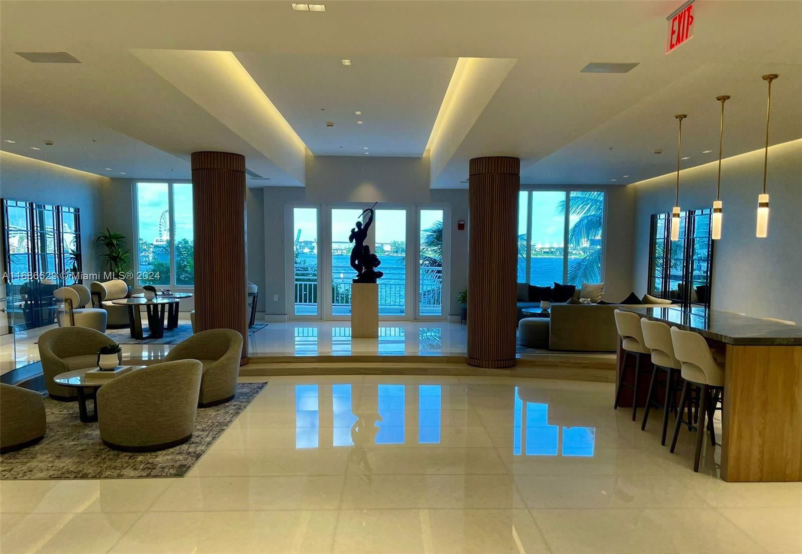 Real estate property located at 888 Brickell Key Dr #1908, Miami-dade, One Tequesta Point Condo, Miami, FL