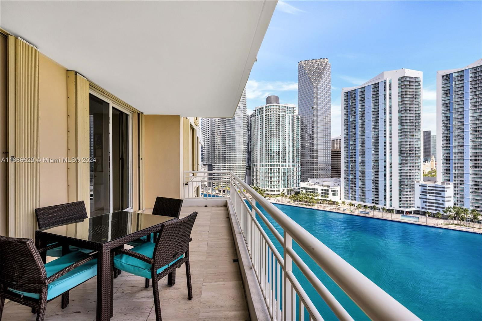 Real estate property located at 888 Brickell Key Dr #1908, Miami-dade, One Tequesta Point Condo, Miami, FL