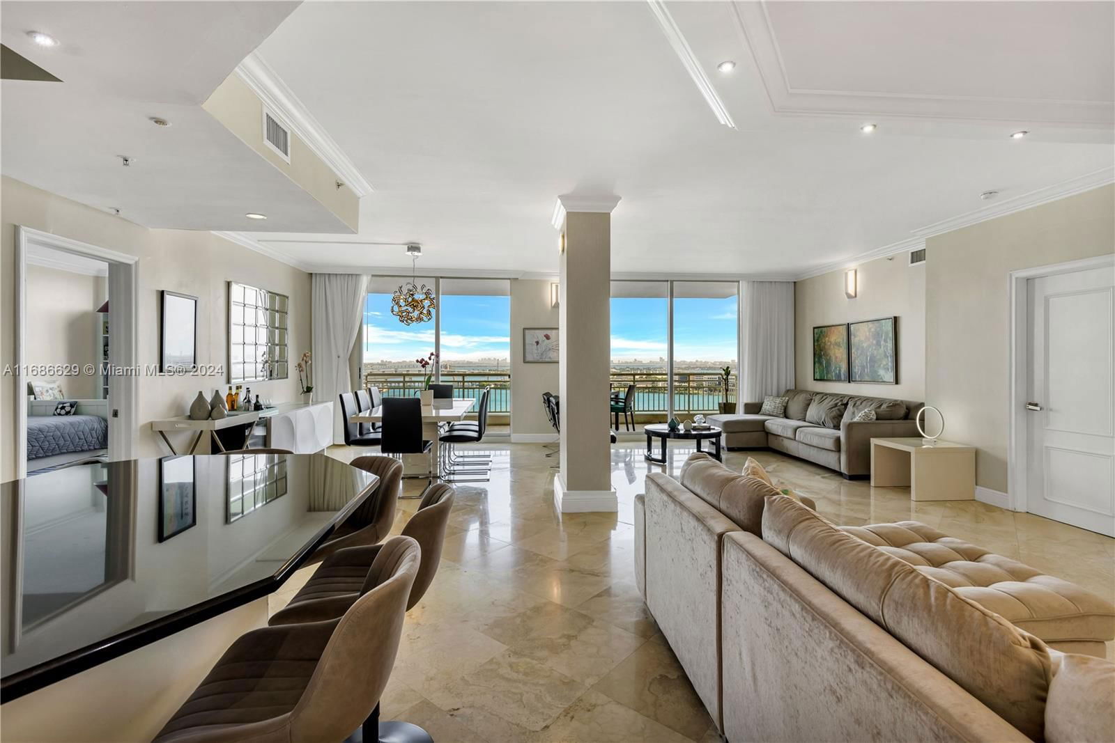 Real estate property located at 888 Brickell Key Dr #1908, Miami-dade, One Tequesta Point Condo, Miami, FL