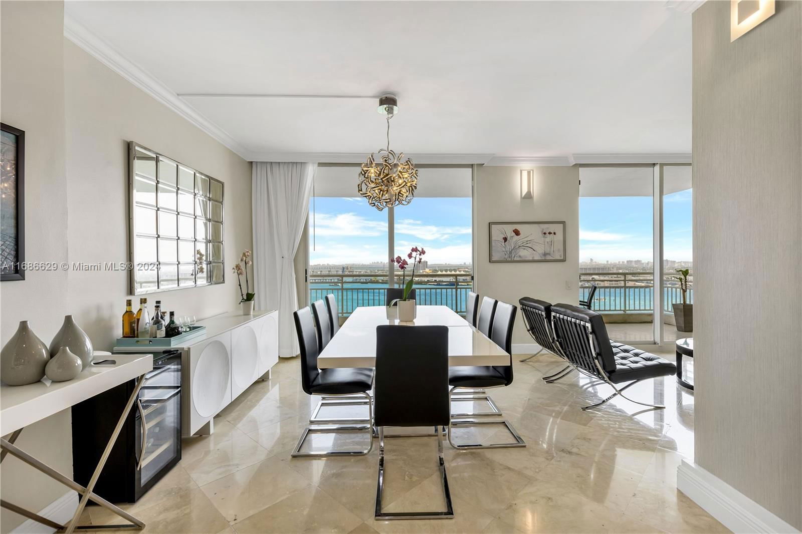 Real estate property located at 888 Brickell Key Dr #1908, Miami-dade, One Tequesta Point Condo, Miami, FL