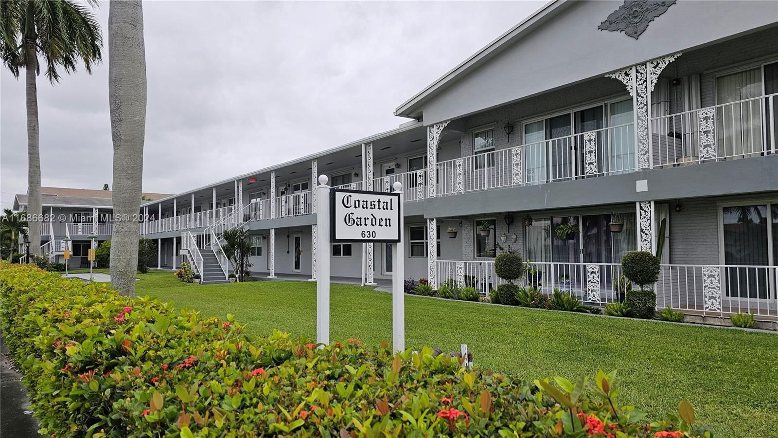 Real estate property located at 630 Layne Blvd #105, Broward, COASTAL GARDEN CONDO, Hallandale Beach, FL