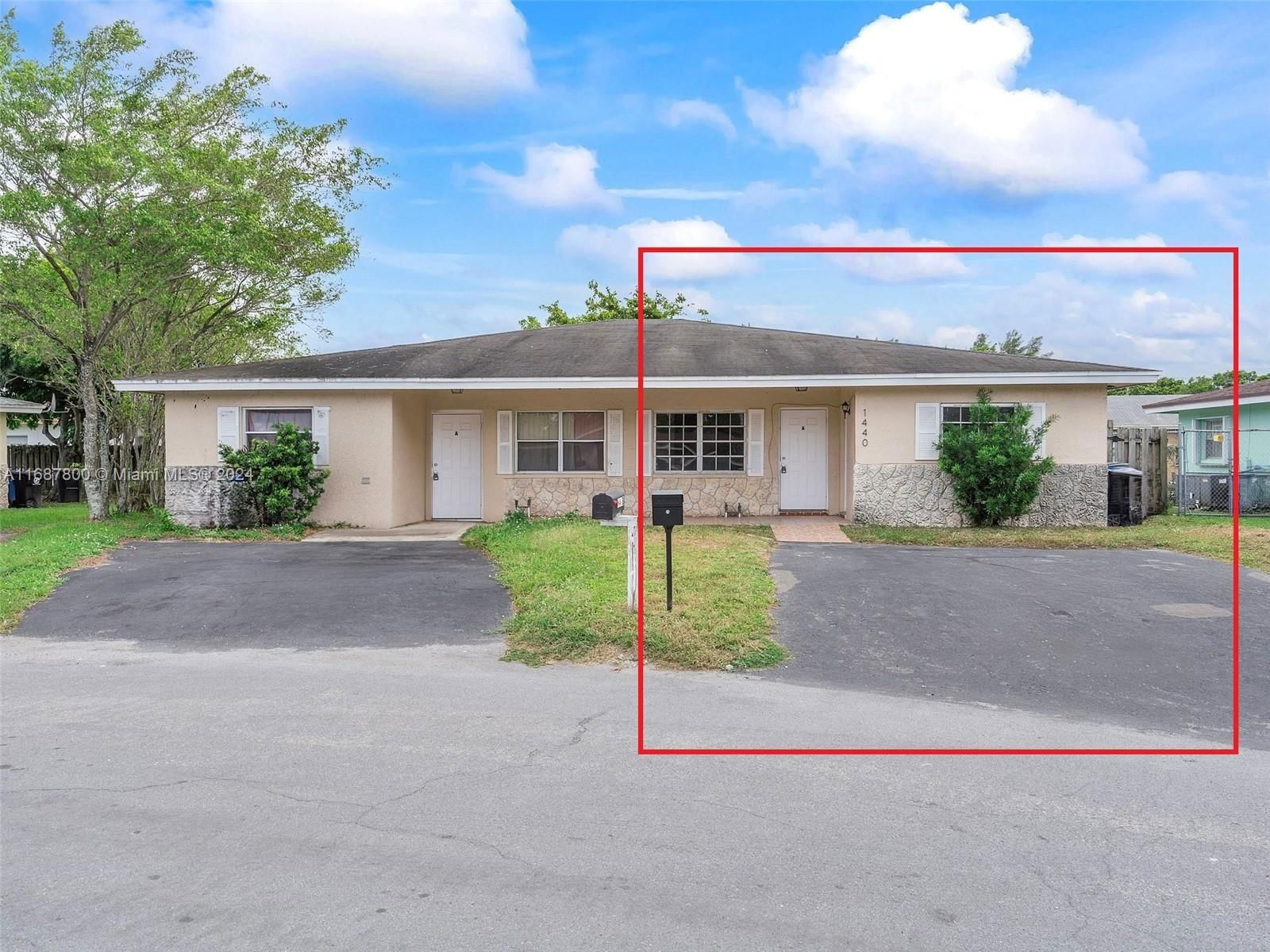 Real estate property located at 1440 20th St A, Broward, FT LAUDERDALE ESTATES, Fort Lauderdale, FL