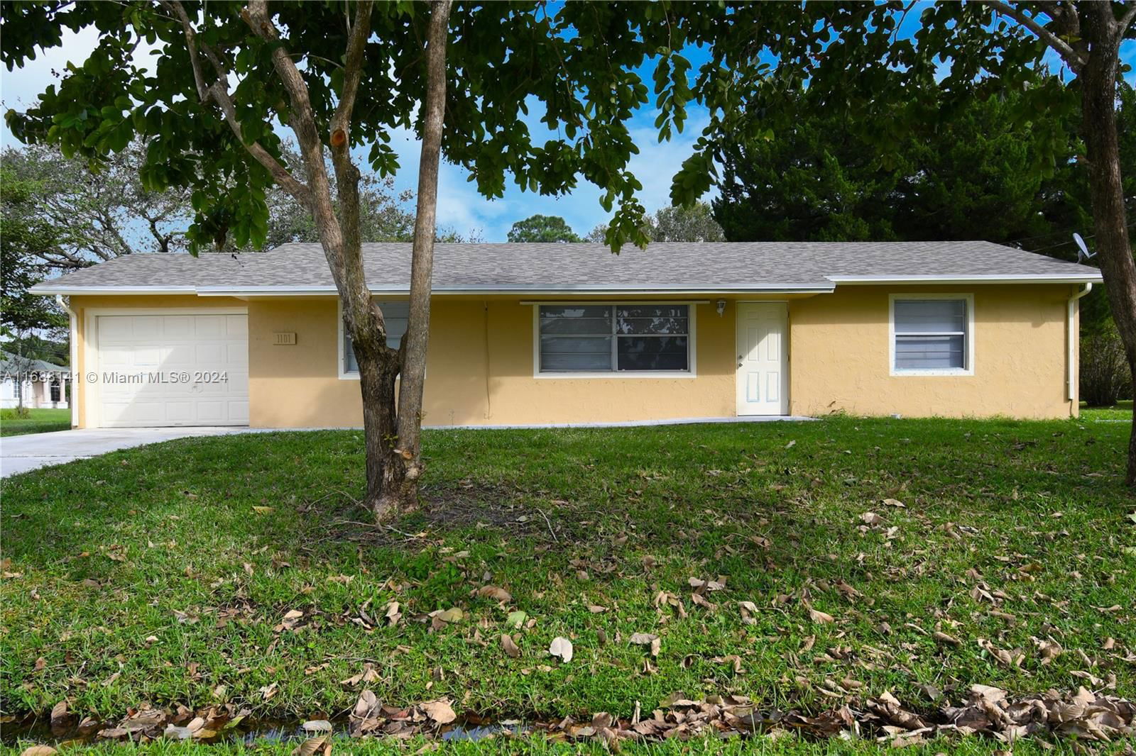 Real estate property located at 1101 Addie St, St Lucie, PORT ST LUCIE SECTION 28, Port St. Lucie, FL