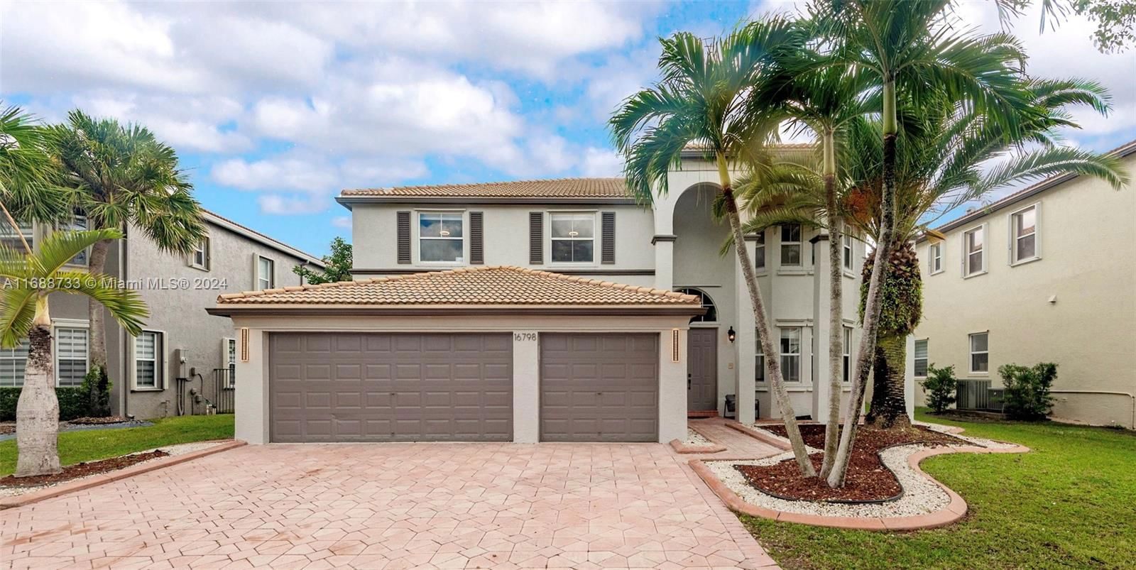 Real estate property located at 16798 16th St, Broward, LIDO ISLES, Pembroke Pines, FL