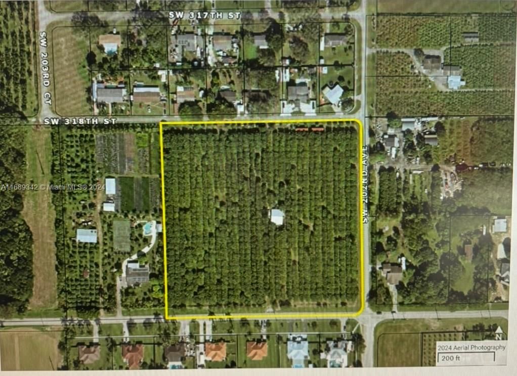 Real estate property located at sw 202nd ave, Miami-Dade, Homestead, FL