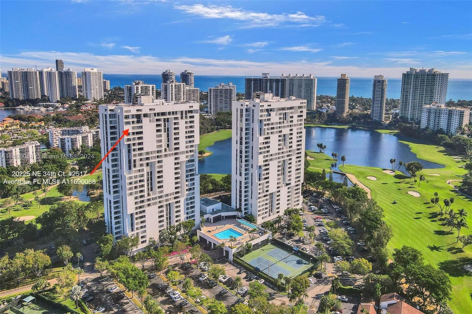 Real estate property located at 20225 34th Ct #2517, Miami-Dade, DELVISTA TOWERS CONDO, Aventura, FL