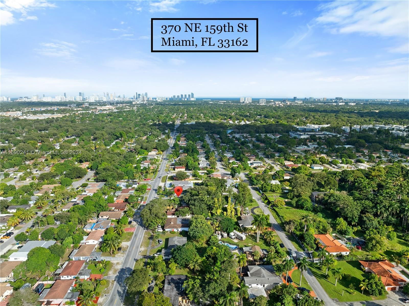 Real estate property located at 370 159th St, Miami-Dade, BISC GARDENS SEC A, Miami, FL