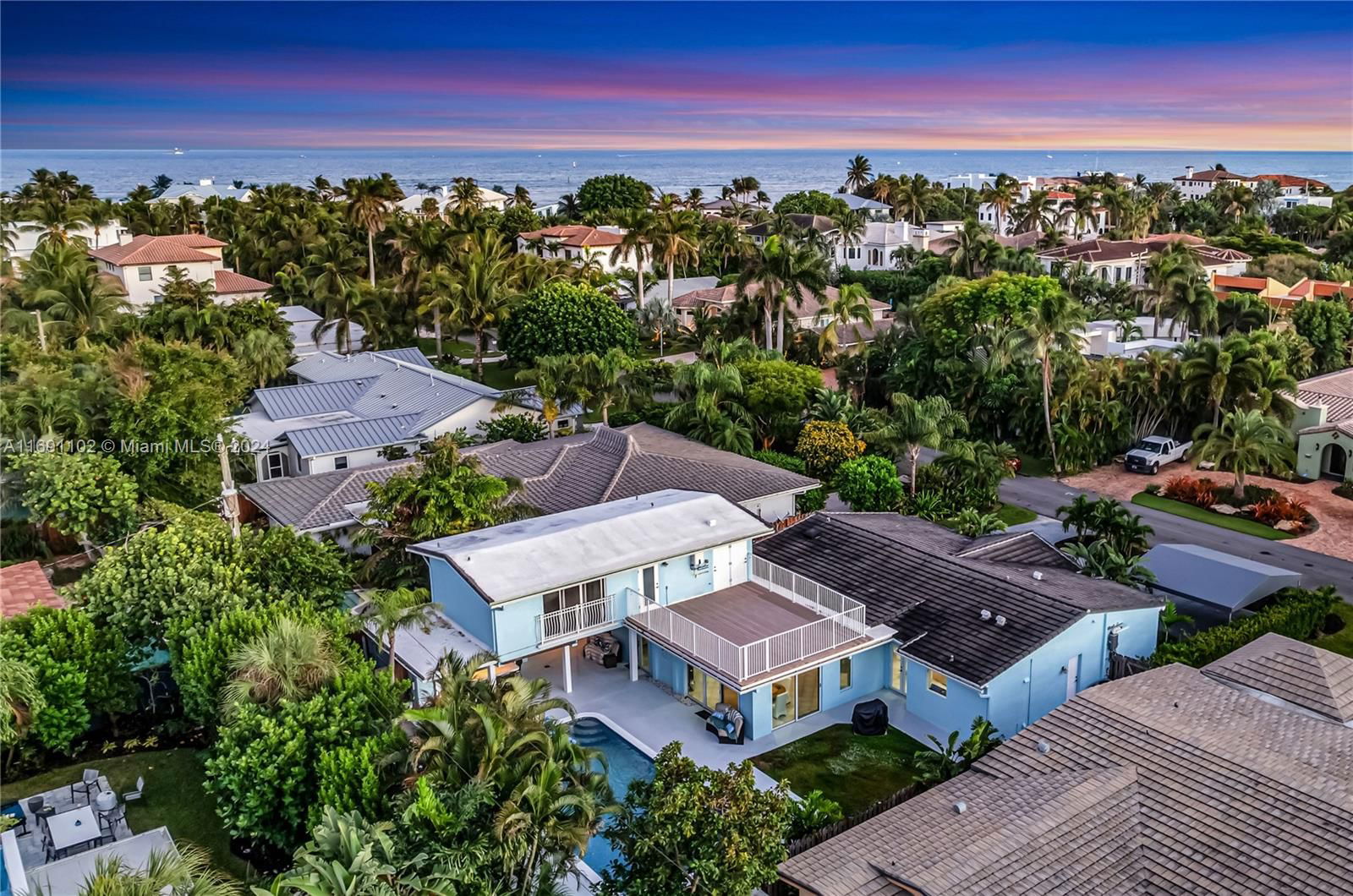 Real estate property located at 3407 Beacon St, Broward, HILLSBORO SHORES SEC, Pompano Beach, FL