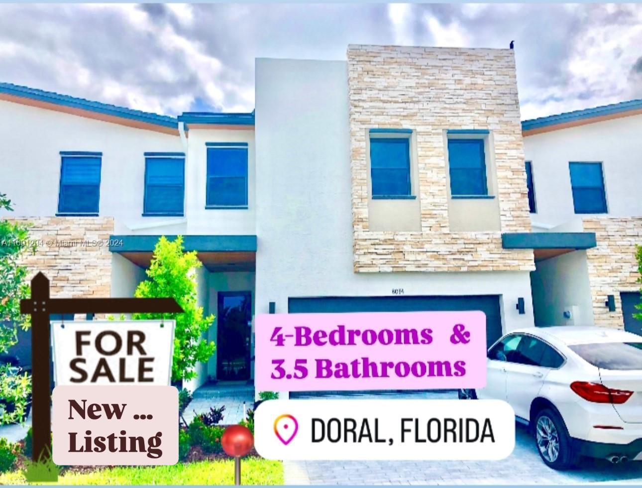 Real estate property located at 8074 104th Ct #8074, Miami-Dade, GRAND BAY SOUTH TOWNHOMES, Doral, FL