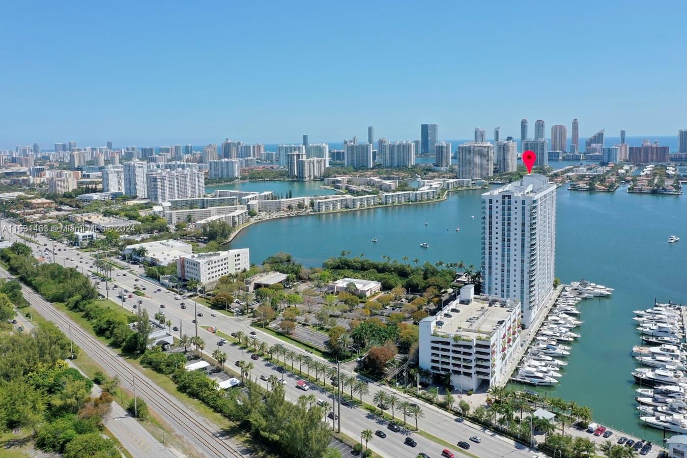 Real estate property located at 17301 Biscayne Blvd #1404, Miami-Dade, Marina Palms, North Miami, FL