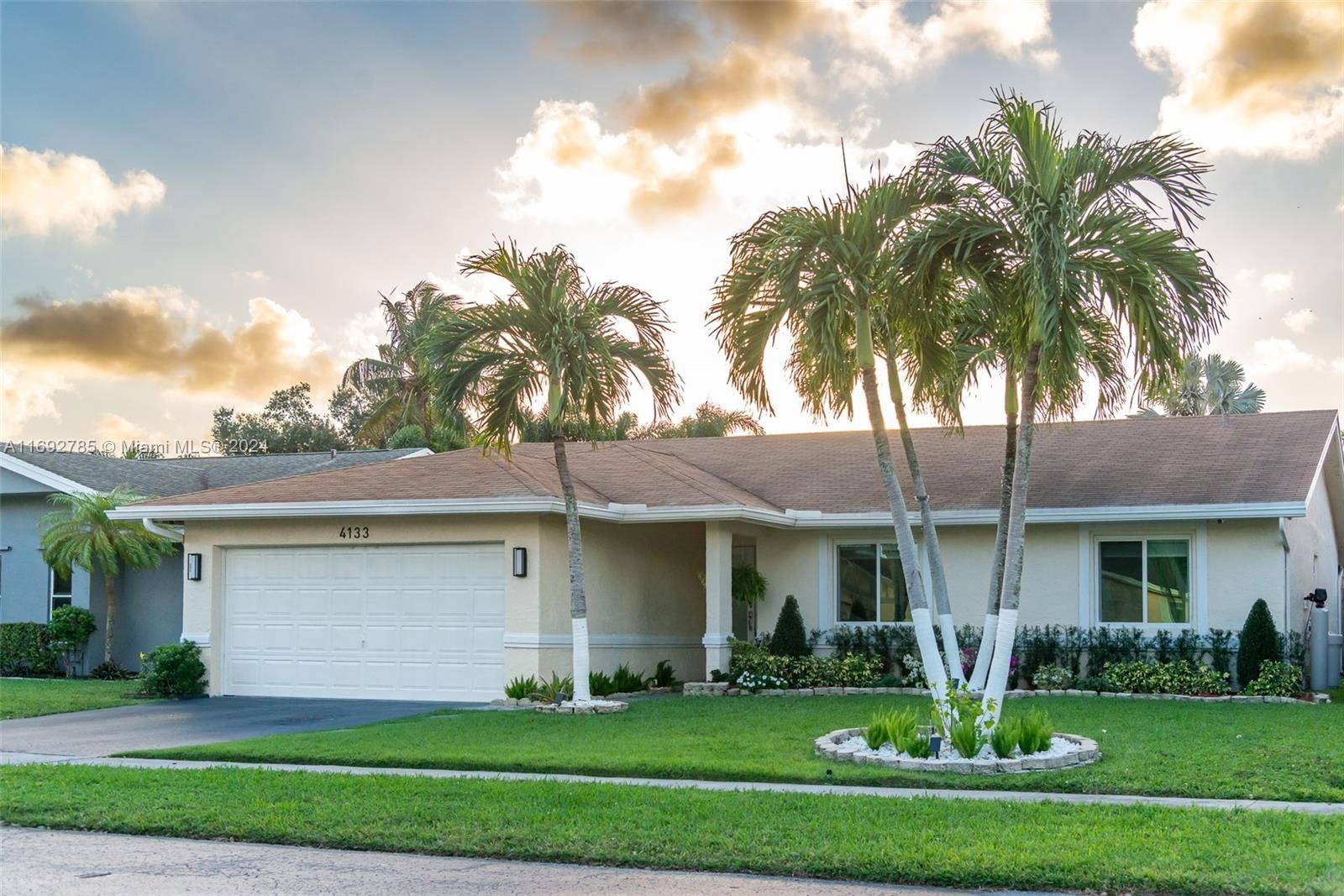 Real estate property located at 4133 96th Way, Broward, WELLEBY UNIT SEVEN, Sunrise, FL