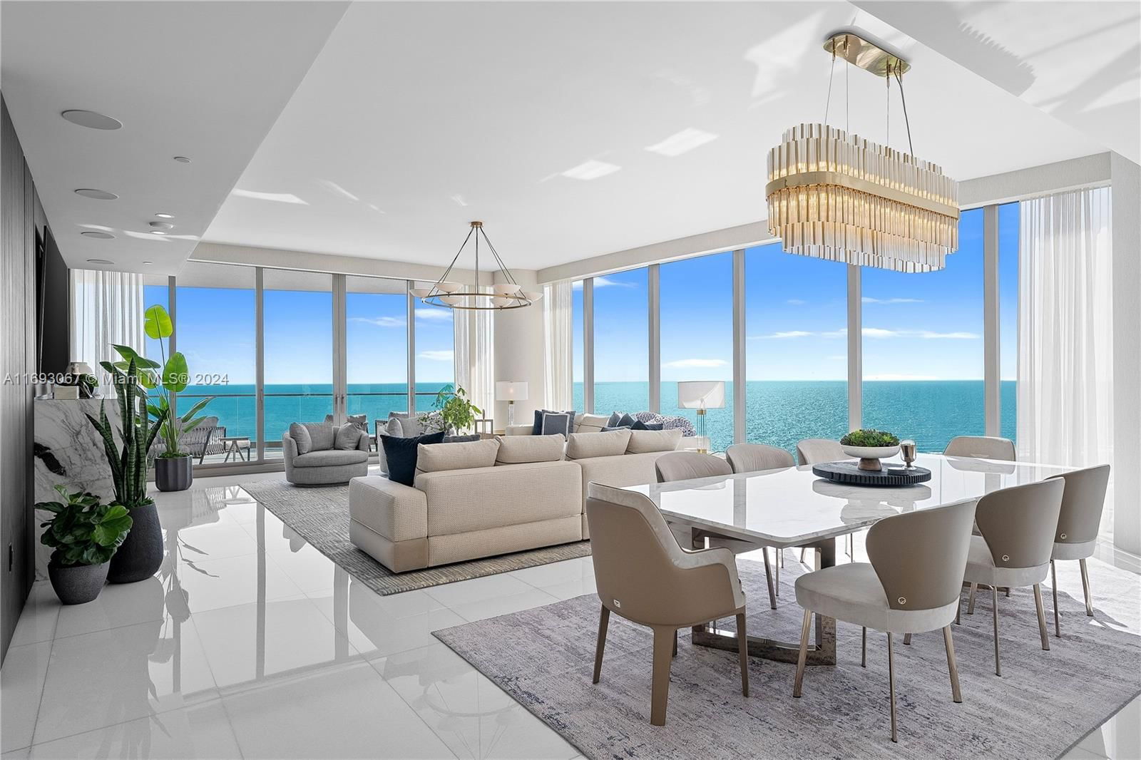 Real estate property located at 17975 Collins #1701, Miami-Dade, The Estates at Acqualina, Sunny Isles Beach, FL