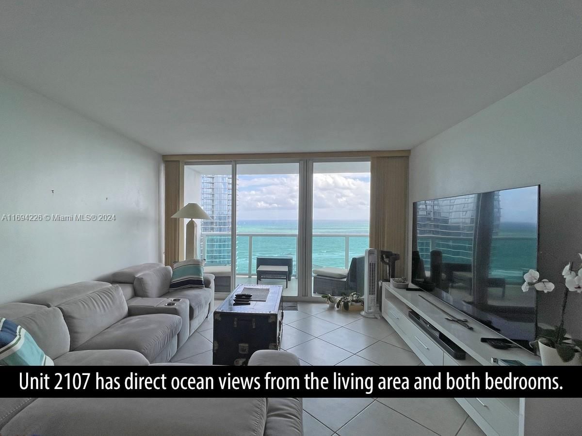 Real estate property located at 100 Bayview Dr #2107, Miami-Dade, ARLEN HOUSE EAST CONDO, Sunny Isles Beach, FL