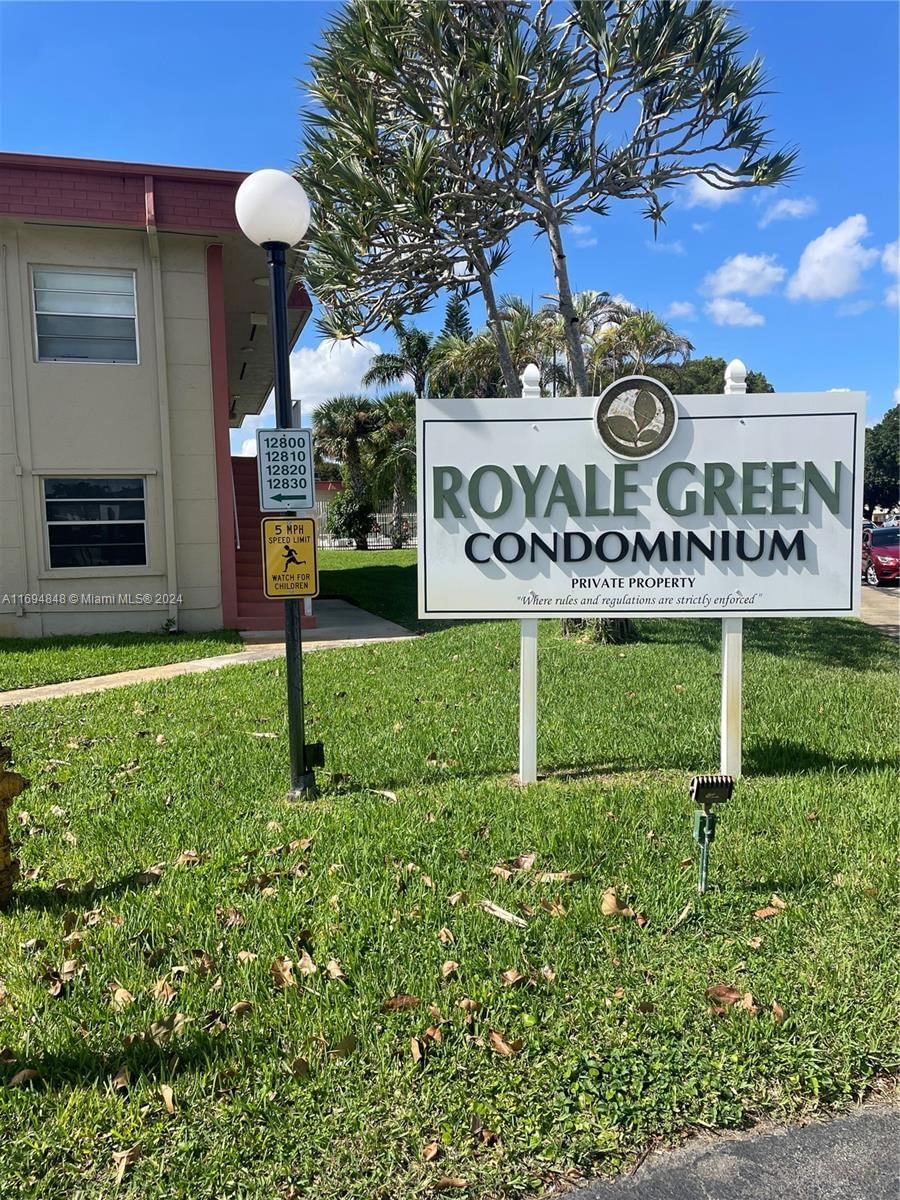 Real estate property located at 12850 43rd Dr #260, Miami-Dade, ROYALE GREEN CONDO 7, Miami, FL