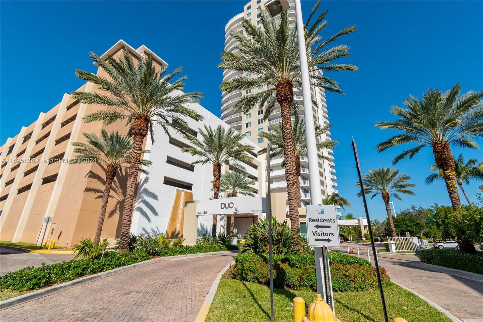 Real estate property located at 1745 Hallandale Beach Blvd #2501W, Broward, DUO CONDOMINIUM WEST, Hallandale Beach, FL