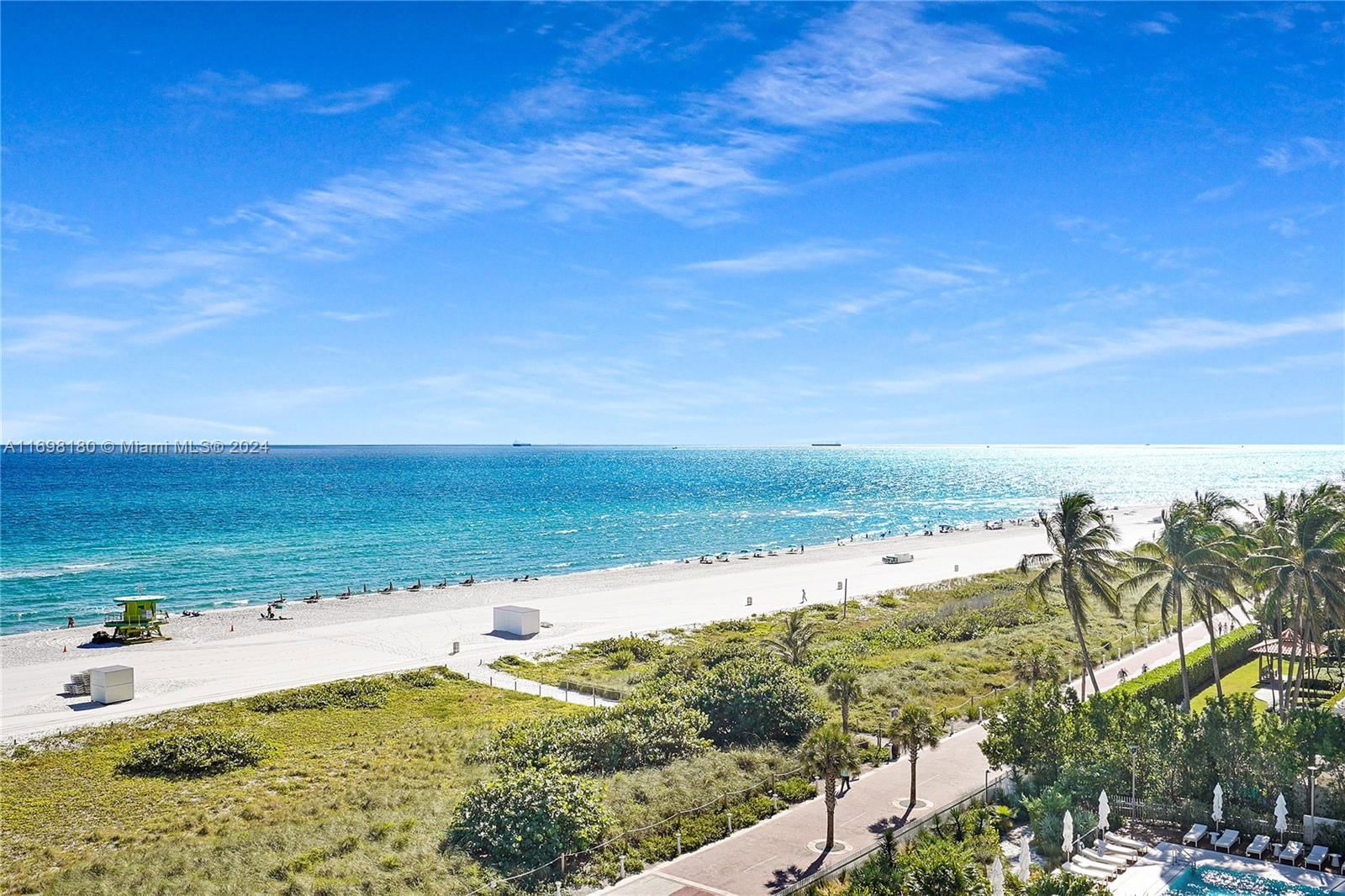 Real estate property located at 5801 Collins Ave #800, Miami-Dade, VILLA DI MARE CONDO, Miami Beach, FL