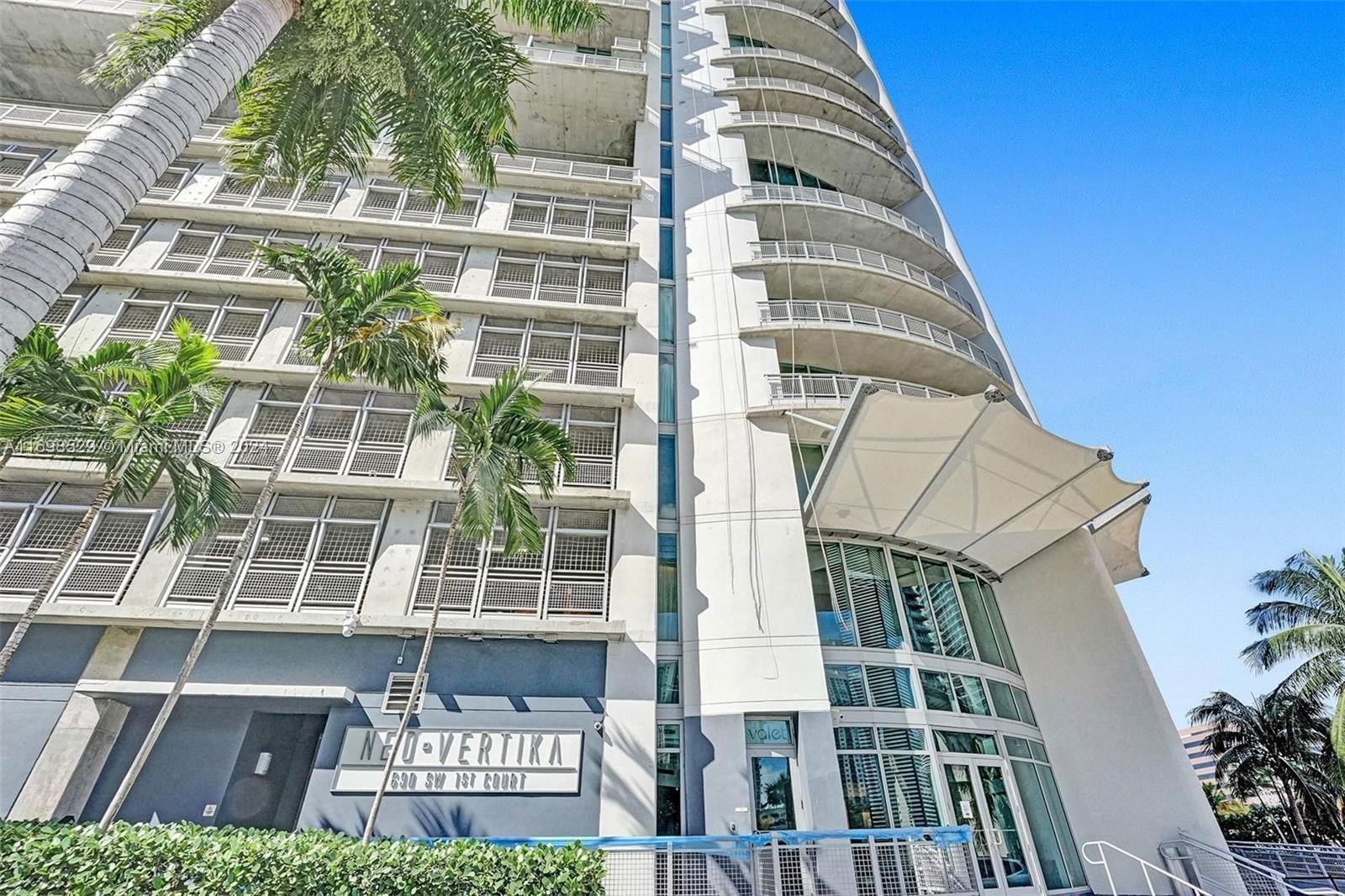 Real estate property located at 690 1st Ct #1205, Miami-Dade, NEO VERTIKA CONDO, Miami, FL