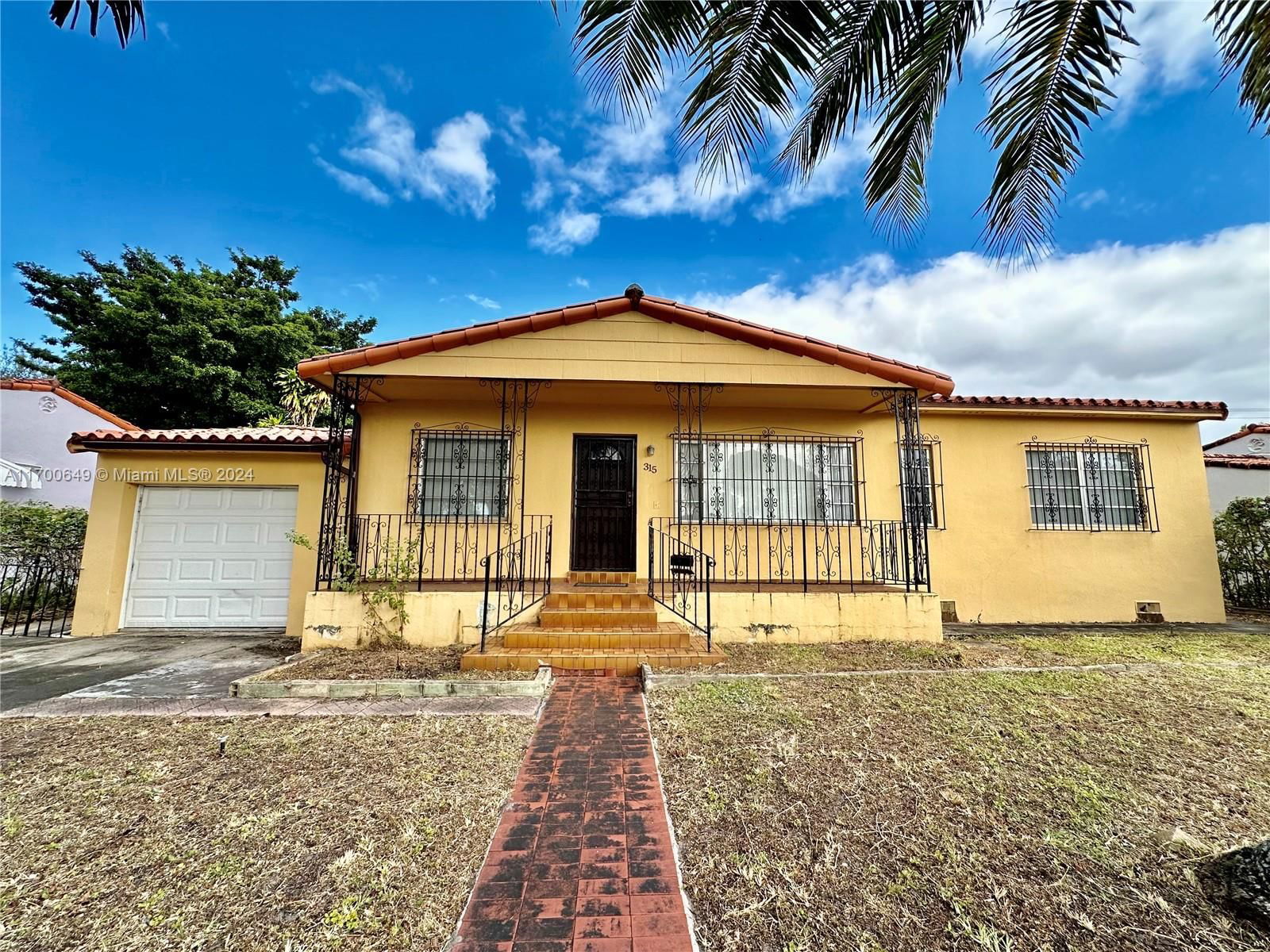 Real estate property located at 315 64th St, Miami-Dade, PALM SPRINGS 2ND ADDN, Hialeah, FL