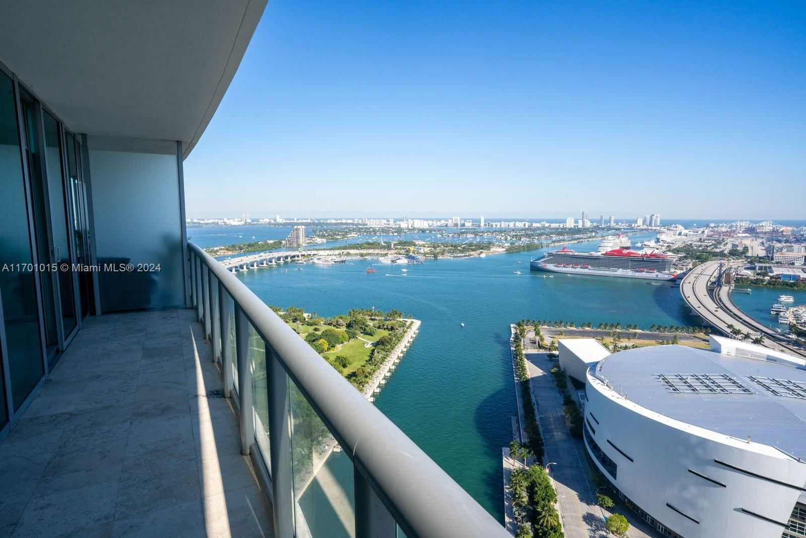 Real estate property located at 888 Biscayne Blvd #3806, Miami-Dade, MARINABLUE CONDO, Miami, FL