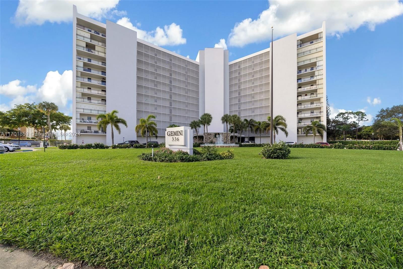 Real estate property located at 336 Golfview Rd #308, Palm Beach, GEMINI CONDO, North Palm Beach, FL