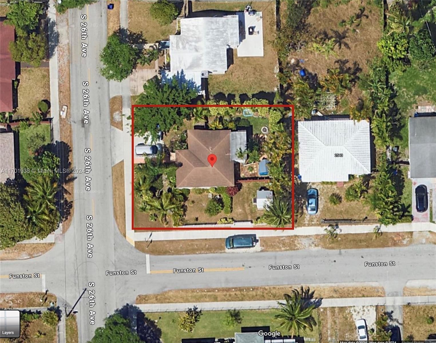 Real estate property located at 1033 26th Ave, Broward, SOUTH HOLLYWOOD AMD PLAT, Hollywood, FL