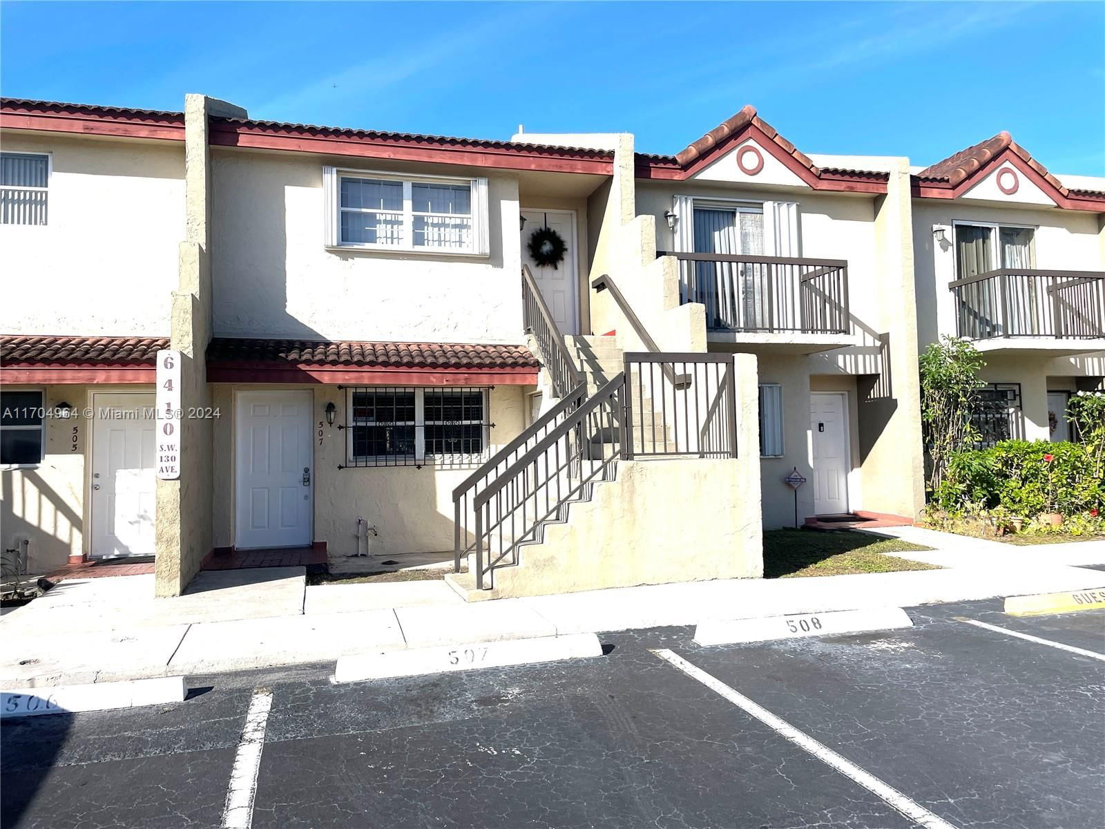 Real estate property located at 6410 130th Ave #507, Miami-Dade, TERRA LAKE VILLAS CONDO, Miami, FL