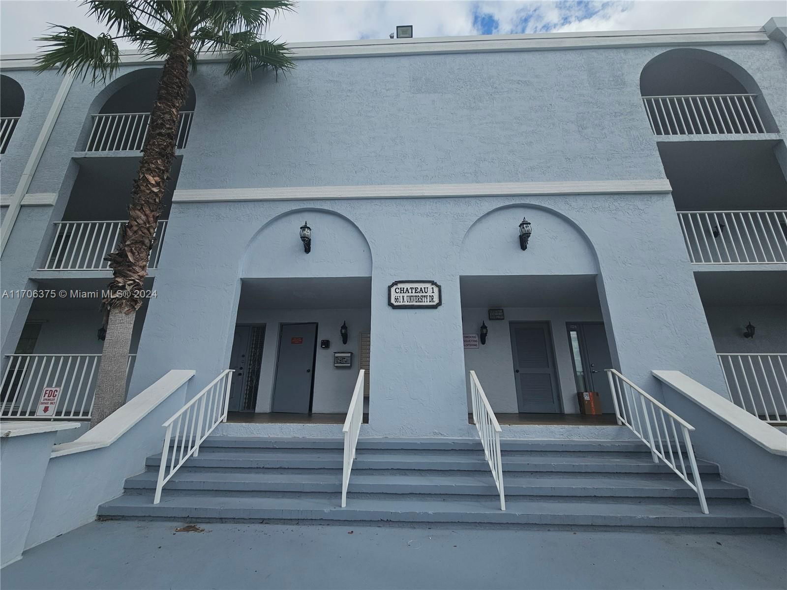 Real estate property located at 661 University Dr #1-102, Broward, FRENCH VILLAS CONDO, Pembroke Pines, FL