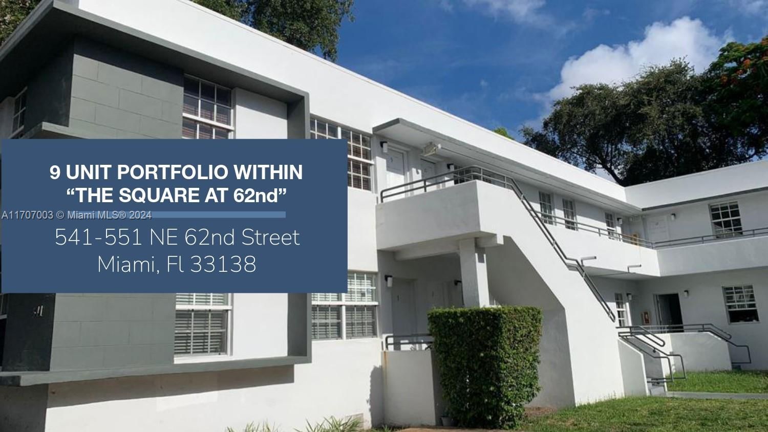 Real estate property located at 551 62nd St #1, Miami-Dade, THE SQUARE AT 62ND ST CON, Miami, FL