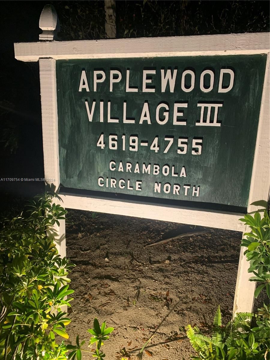 Real estate property located at 4634 Carambola Cir N #2716, Broward, APPLEWOOD VILLAGE III-A C, Coconut Creek, FL