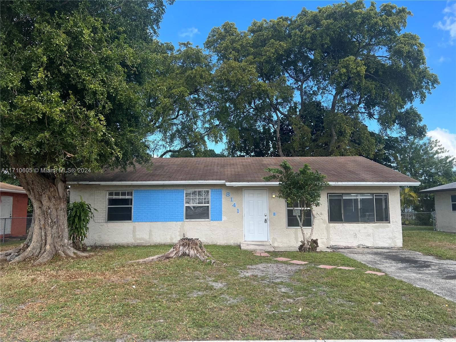 Real estate property located at 8141 6th St, Broward, NORTH LAUDERDALE VILLAGE, North Lauderdale, FL