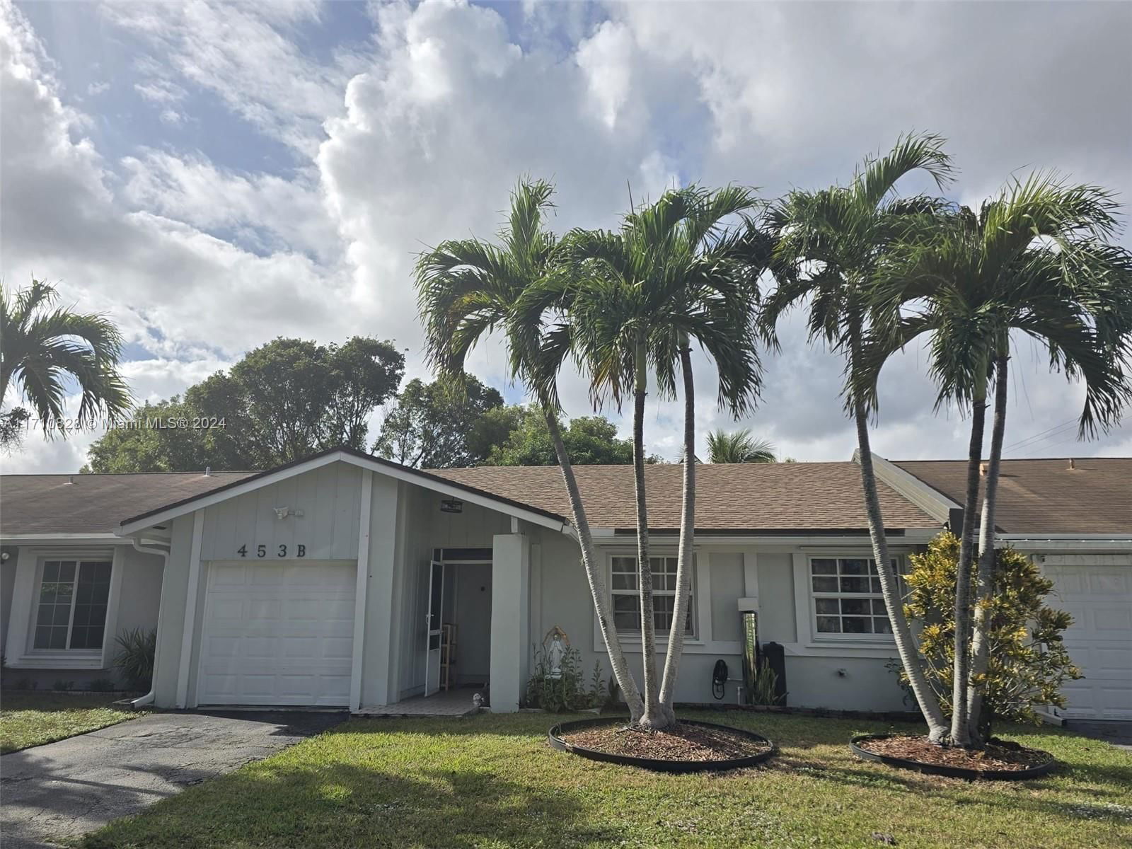 Real estate property located at 453 Lakewood Cir B, Broward, LAKEWOOD ON THE GREEN SEC, Margate, FL