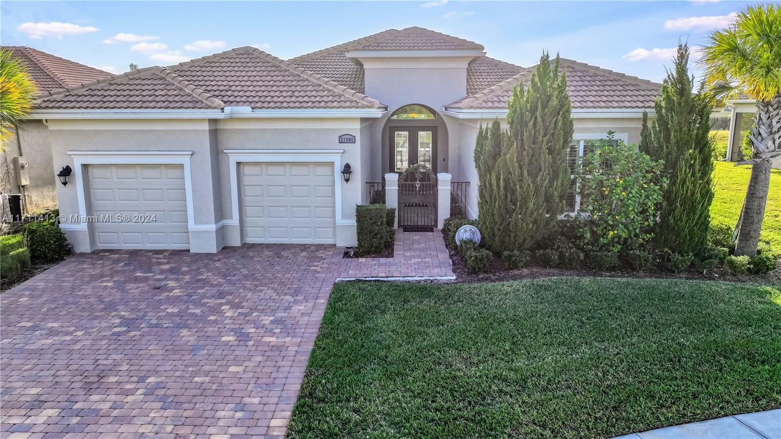 Real estate property located at 21906 Tivolo Way, St Lucie, VERANO PUD NO. 1 PLAT NO., Port St. Lucie, FL