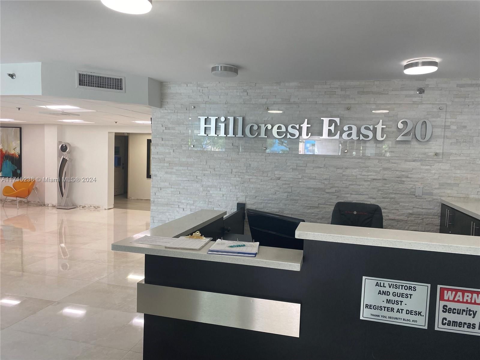 Real estate property located at 919 Hillcrest Dr #208, Broward, Hillcrest East No 20 Cond, Hollywood, FL