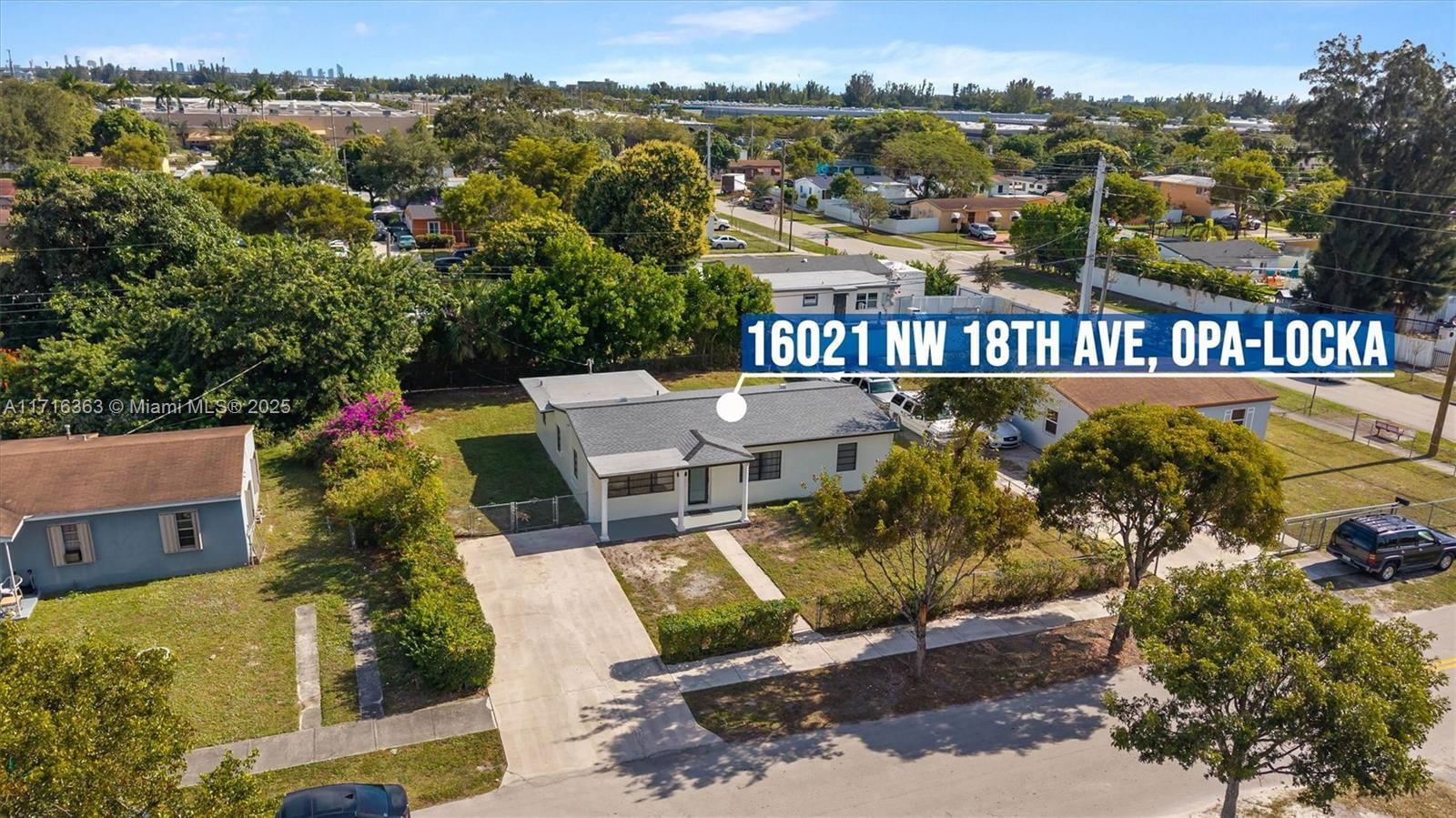 Real estate property located at 16021 18th Ave, Miami-dade, Bunche Park 1st Addn, Miami Gardens, FL