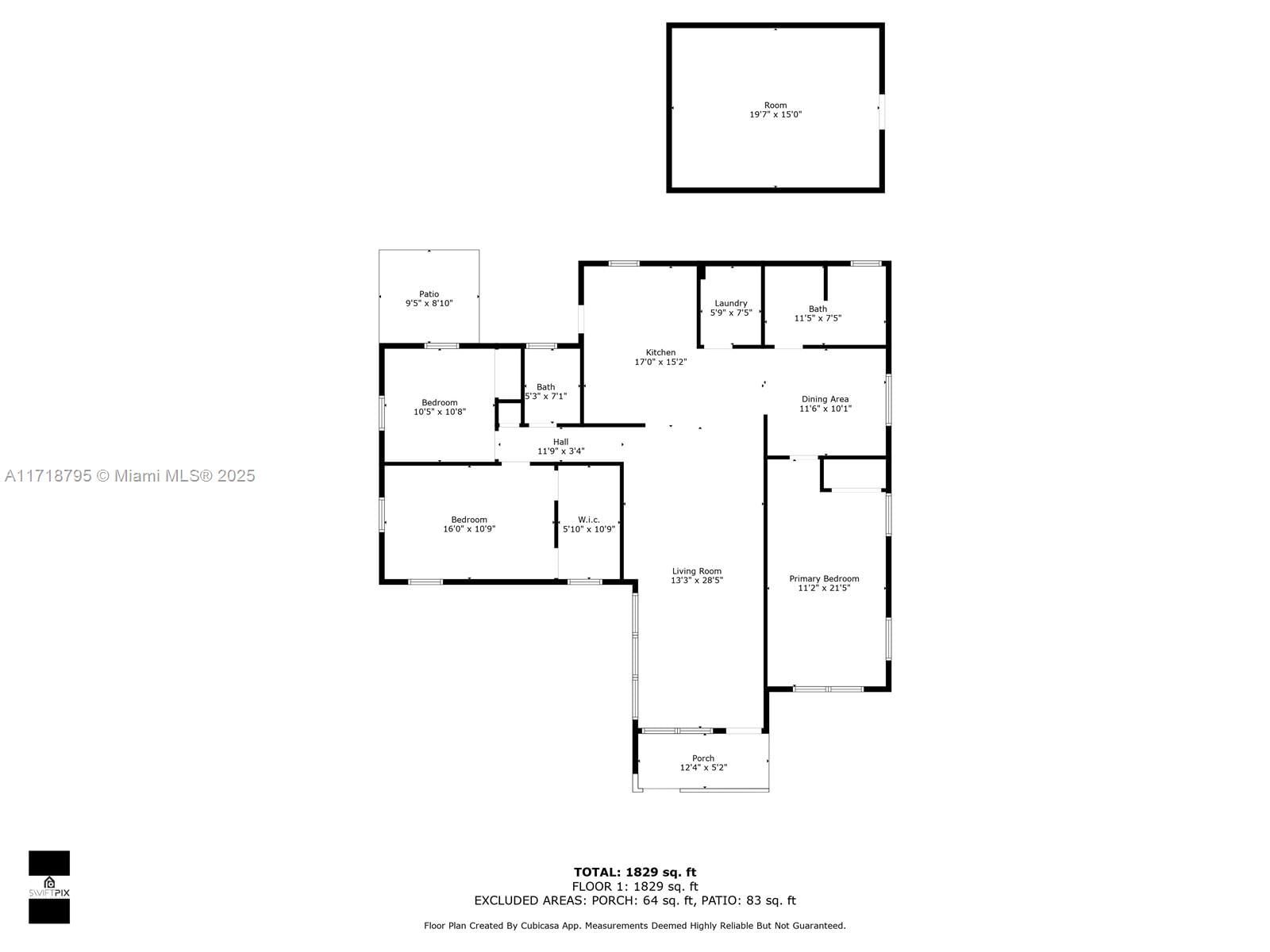 Real estate property located at 12200 18th Pl, Miami-dade, Randall Park, Miami, FL
