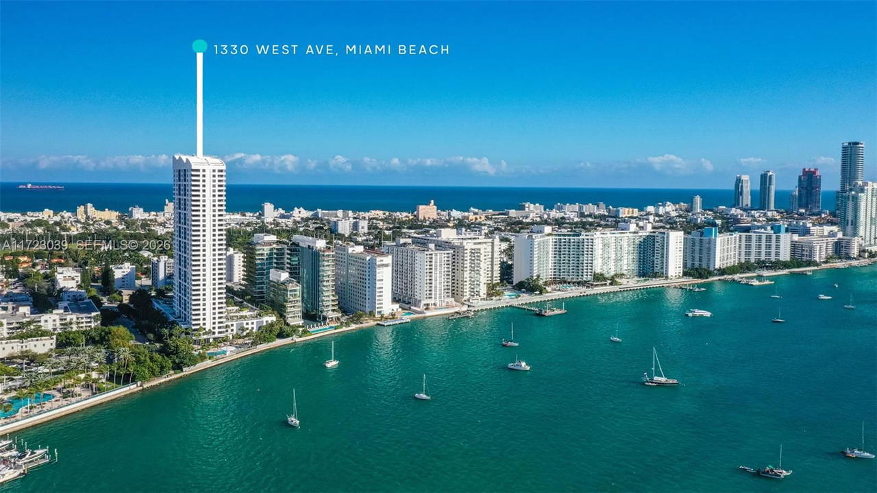 Real estate property located at 1330 West Ave #1904, Miami-dade, The Waverly At South Beac, Miami Beach, FL