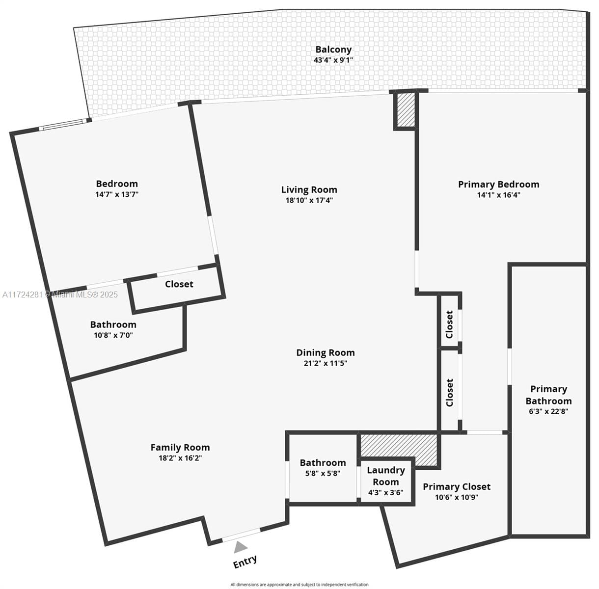 Real estate property located at 200 Biscayne Boulevard Way #3108, Miami-dade, Epic West Condo, Miami, FL