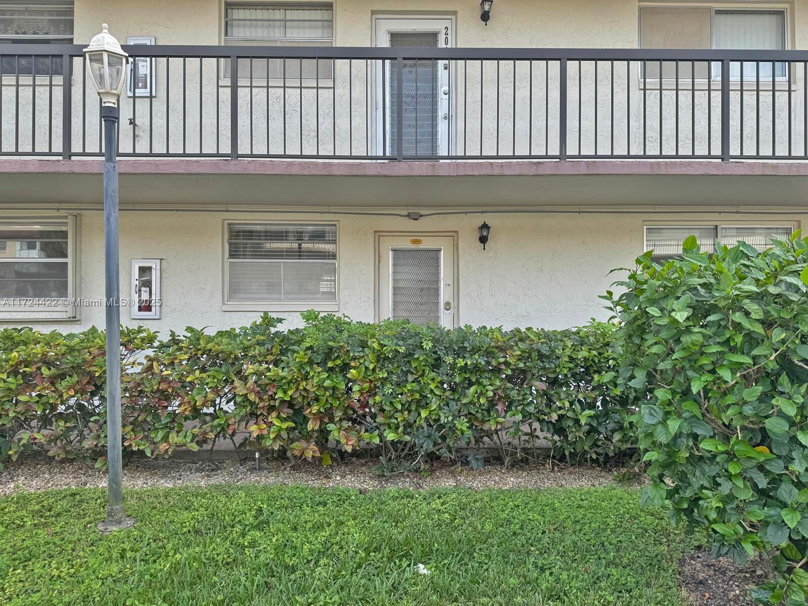 Real estate property located at 1701 75th Ave #104, Broward, OMEGA CONDO NO 9, Plantation, FL