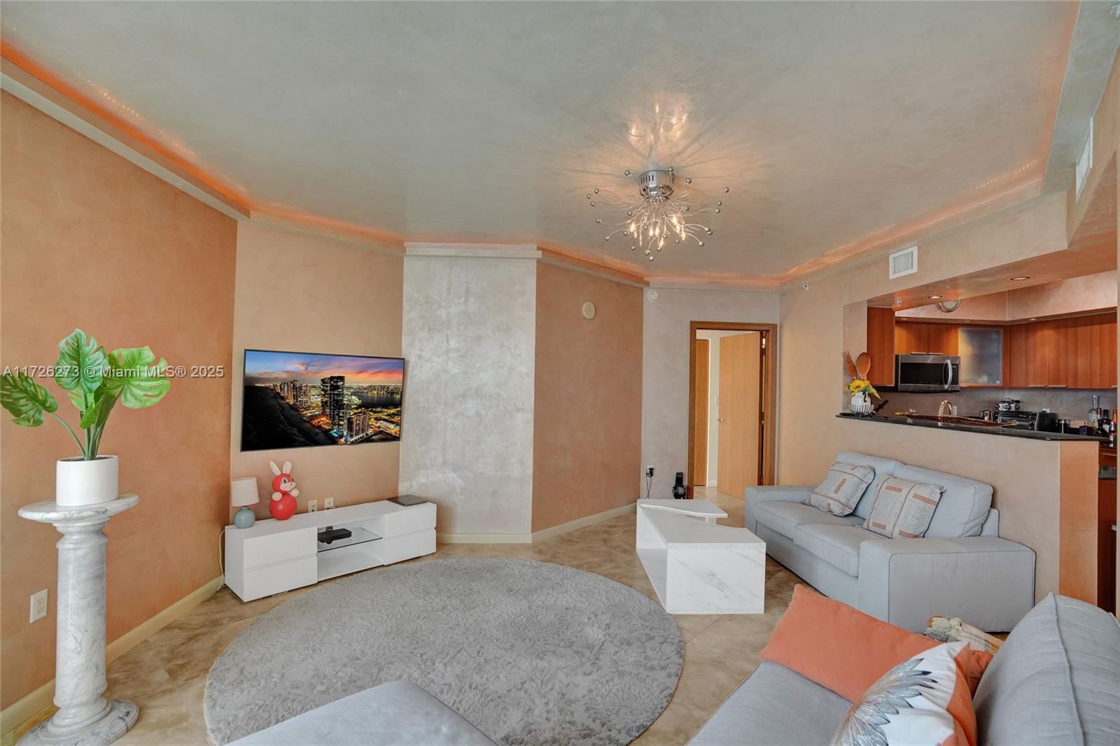 Real estate property located at 16699 Collins Ave #2609, Miami-dade, La Perla Condo, Sunny Isles Beach, FL