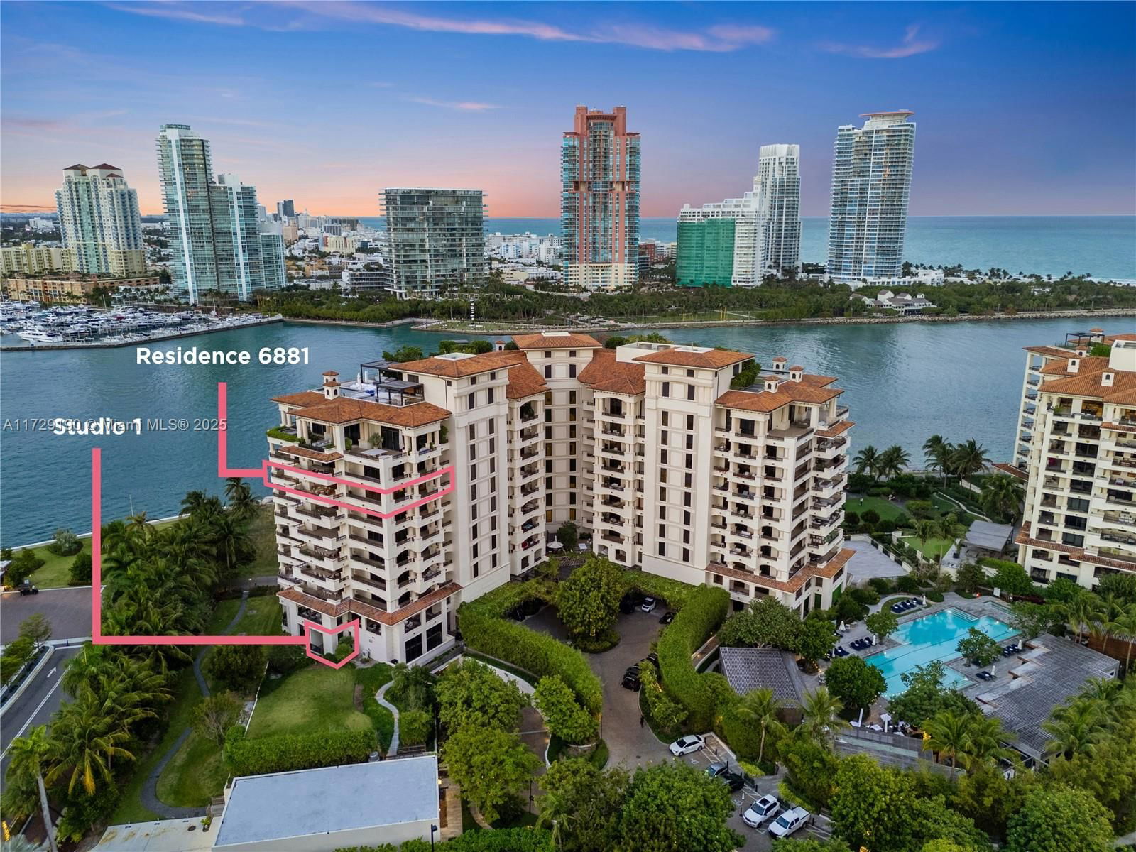 Real estate property located at 6800 Fisher Island Dr #6881, Miami-dade, Palazzo Del Sol/della Lun, Miami Beach, FL